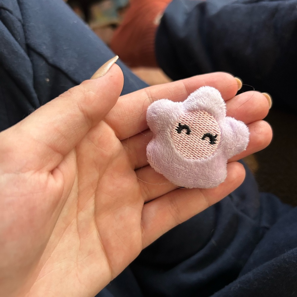 Cute Purple Star Plush Accessory